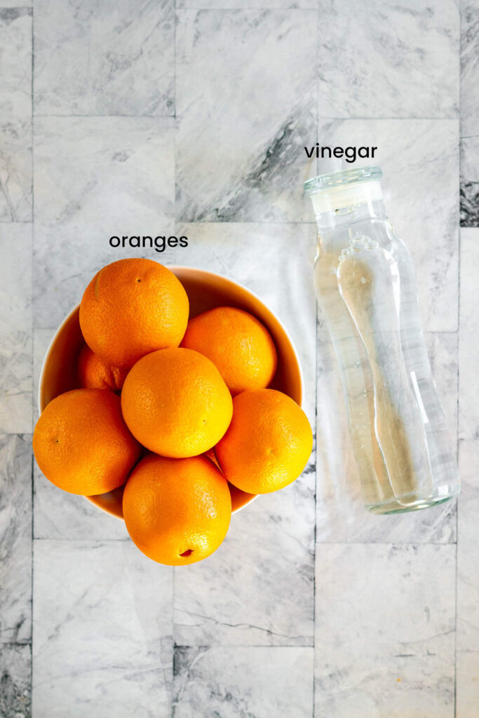 Easy Homemade Orange Vinegar Cleaner Boreal Bloom Homestead