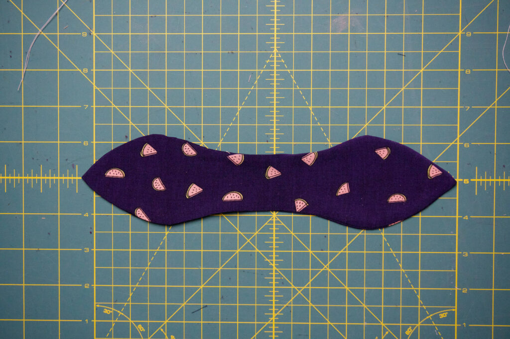 Bow pressed and ready for scrunchie.